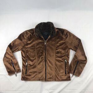 Wooly Bully Colorado Brown Soft Faux Fur Jacket‎ Sz S EXCELLENT